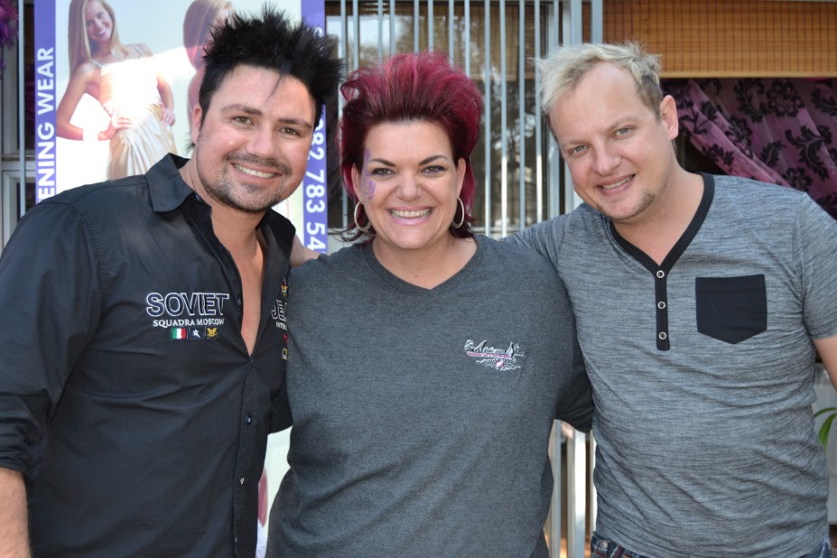 Nicholas Louw, Adele van Niekerk en Gerhard Steyn