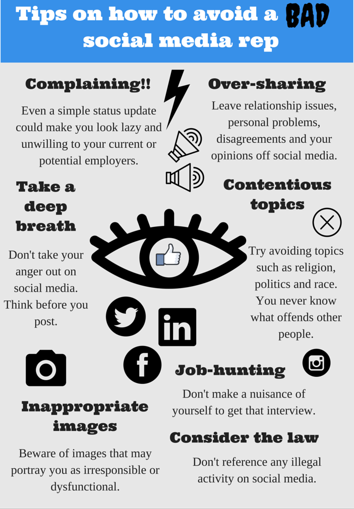 Tips on how to avoid a bad social media rep (2)