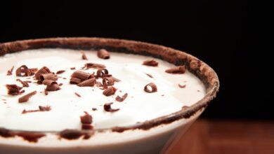 Indulge in white chocolate martini