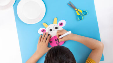 How to make a paper cow