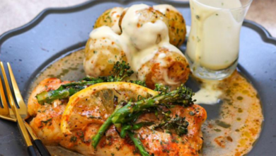 Quick and easy air fryer fish parcels