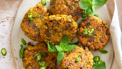 Mushroom and Masoor Dal Tikki