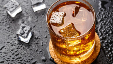 The dark charm of a Black Russian cocktail