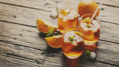 Sunny Sips: Orange and Basil Pimms