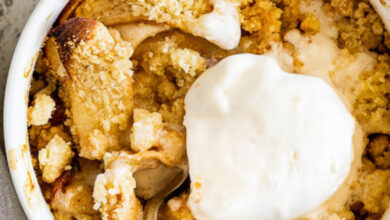 Air Fryer Apple Crumble in minutes