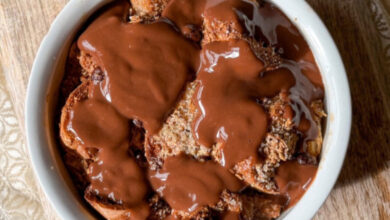 Air Fryer protein French toast bake