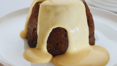 Malva Pudding made in the air fryer