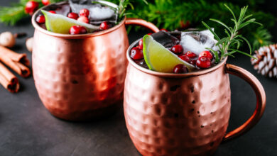 Have some fun with the Cranberry Moscow Mule