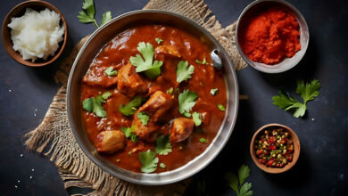 Rich and spicy butter chicken