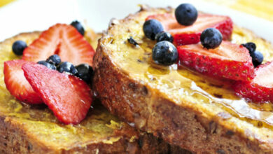 Go crustless with this healthy French toast recipe