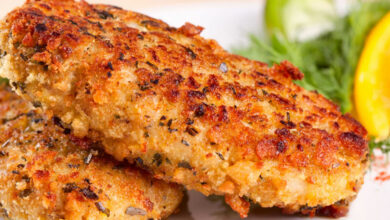 Artisan fish cakes with anti-inflammatory benefits
