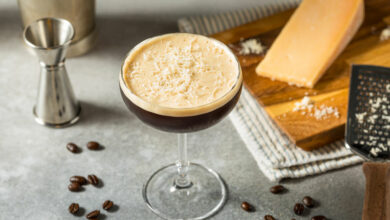 We tried the viral Parmesan Espresso Martini!