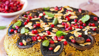 Meat-free Monday: Mushroom Maqluba