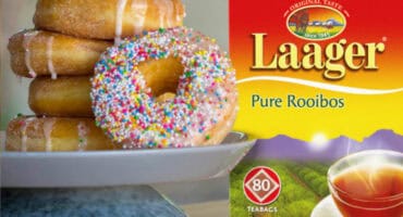 Enjoy a freshly made batch of rooibos glazed doughnuts