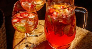 Sip into the holidays with fresh strawberry Sangria
