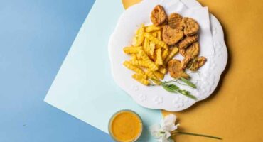 Crispy chicken nuggets with homemade Chick-Fil-A sauce