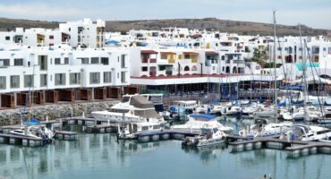 Langebaan - view of Mykonos and marina