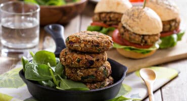 Ditch the meat with these homemade vegan bean burgers