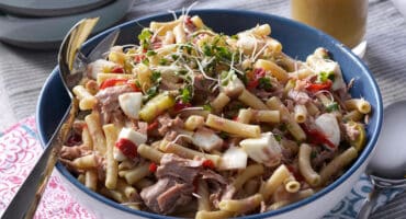 If you love tuna salad, you’ll love this pasta salad version