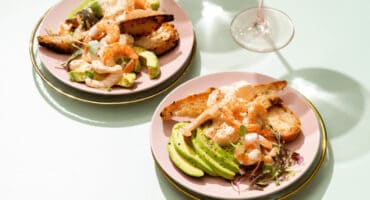 Avocado meets prawn cocktail in this seriously good baguette