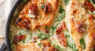 Creamy chicken à la King made easy