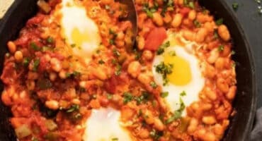One-pan butter bean Shakshuka