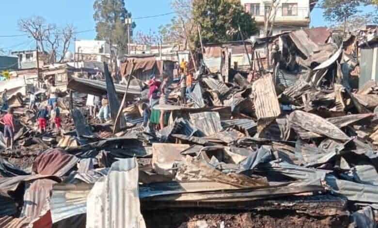 150 Shacks Destroyed In Informal Settlement Fire Near Durban LNN 