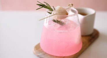 Say cheers with this lush lychee cocktail