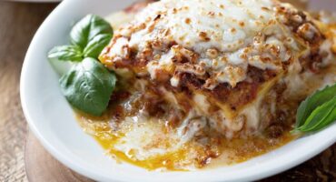 Easy-to-make beef lasagne