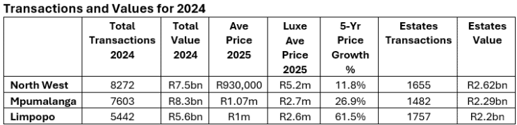 Transactions and Values for 2024 graph
