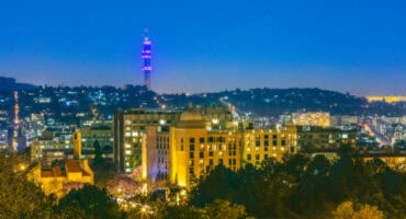 Pretoria / Tshwane panorama with Sheraton Hotel