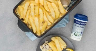 Fish and steakhouse cut oven chips bake