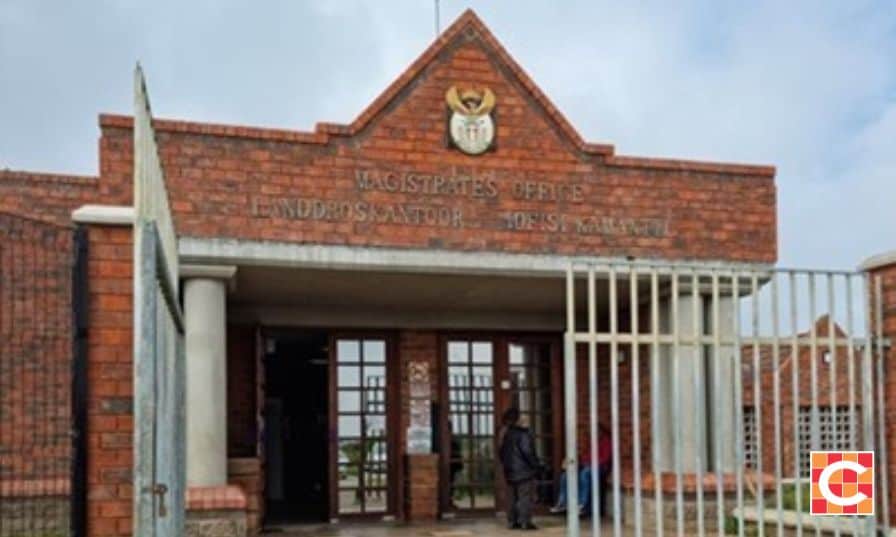 Mossel Bay Magistrates court.