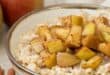 Start your day with apple cinnamon oats with chia seeds and honey