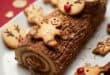 Enjoy a sweet slice of Christmas with this classic chocolate Yule log