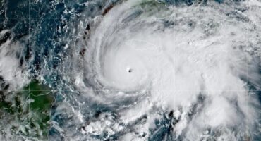 satellite image of hurricane melissa