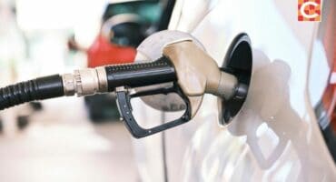 Petrol pump for illustration purposes.