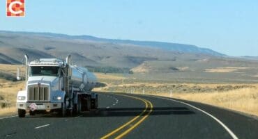 Fuel tanker for illustration purposes