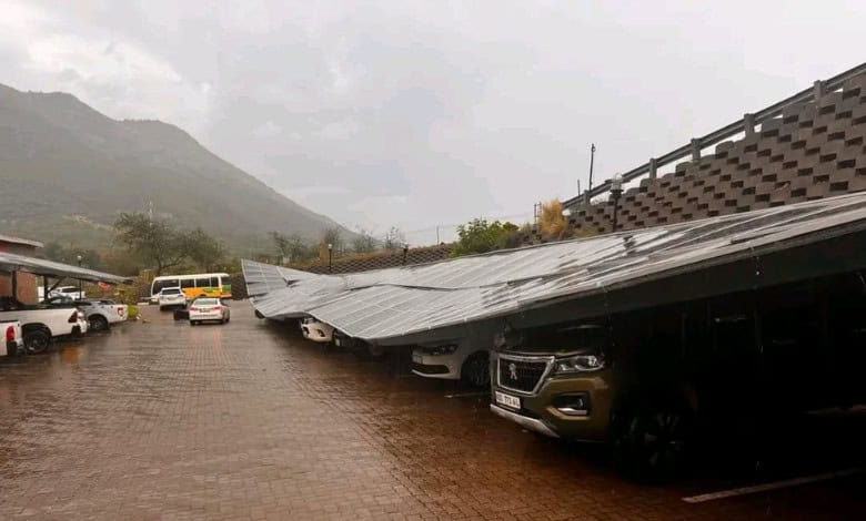 Watch: Homes, cars and roads damaged as storm hits Limpopo