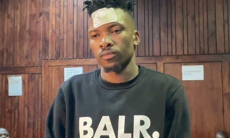 Sekhukhune United player Shaune Mogaila