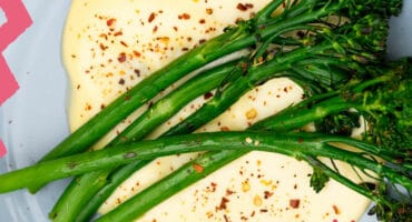 Chargrilled tenderstem broccoli and chilli mayo