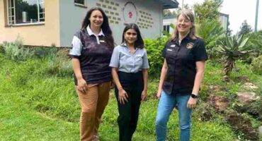 The team from the Endangered Wildlife Trust.