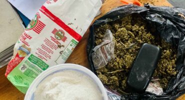 Food items used to conceal dagga, which was allegedly seized during a visit at Standerton Correctional Services.