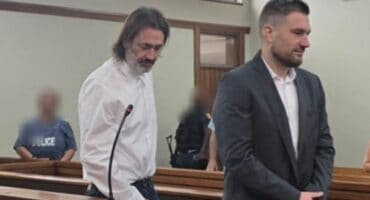 Johan Jacobs and Gert Bezuidenhout in court.