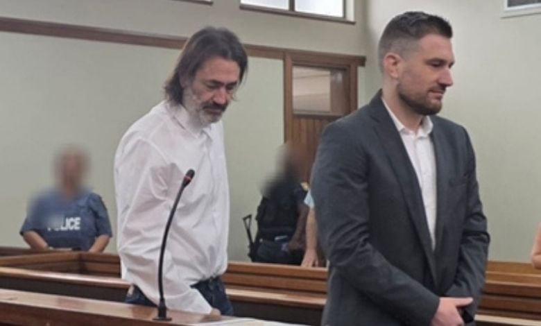 Johan Jacobs and Gert Bezuidenhout in court.