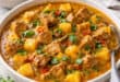 Slow-cooked pork and tangy pineapple curry