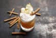 Honey, cinnamon and apple whisky sour