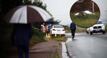 The scene of the accident.