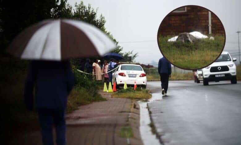 The scene of the accident.