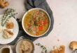 Warm up from the inside with a bowl of creamy vegetable soup